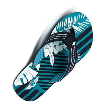 Imagem de REDVOLUTION Sandália de praia para meninos TRIBAL Tattoo | Sandálias geométricas Bali, 618 Azul-marinho, 6 Big Kid