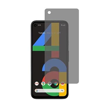Imagem de UPONEW [Pacote com 2 protetores frontais sem bolhas para Google Pixel 4a 4G Privacy Anti-Spy Protetor de tela antiarranhões