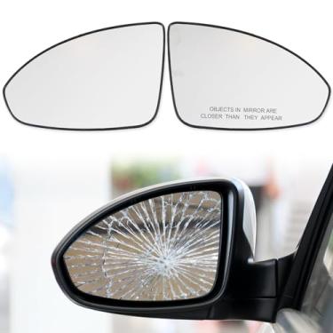 Imagem de Lente do espelho retrovisor de porta vidro retrovisor não aquecido com detecção de ponto cego BLIS para Chevy Cruze 2011-2016 95215096 GM1324127 Acessórios de espelho retrovisor (lado esquerdo do