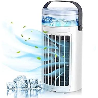 Imagem de HEHEXIQH - Unidade de Ar Condicionado Portátil Sem Mangueira - Ar Condicionado Pessoal com Economia de Energia - Refrigeração Pessoal em Ambientes Internos e Externos - Para Casa e Escritório