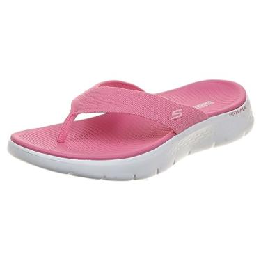 Imagem de Skechers Sandália feminina Go Walk Arch Fit polida, rosa, 35