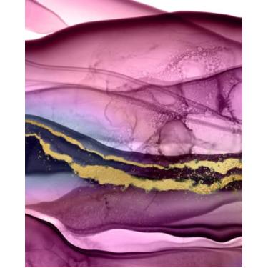 Imagem de Lindo caderno estilo diário: capa de arte bonita | Caderno de tamanho médio para adultos, meninas e adolescentes 18 x 23 cm pautado