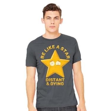 Imagem de TeeFury - Be Like A Star - Camiseta masculina estrela, Royal, G
