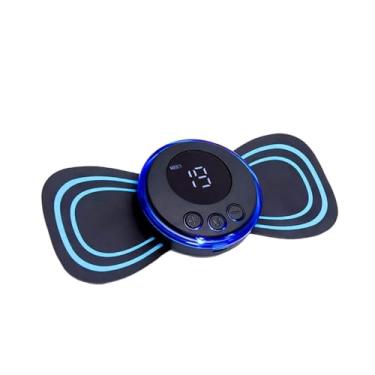 Imagem de Aparelho Mini Massageador Elétrico Portátil Recarregável ara Dor Muscular Pescoço Pernas Coluna Lombar Sem Fio USB Fisioterapia Relaxamento Corporal