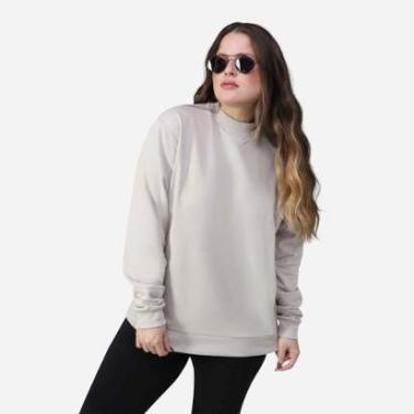 Imagem de Blusão Tech Impermeável Moletom Flanelado Gola Alta Plus Feminino-Feminino