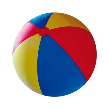 Imagem de Dynwave Bolas de praia, bolas de praia infláveis gigantes da cor, brinquedos da água bola brinquedos de praia para o jogo do verão da festa da piscina do, 100cm