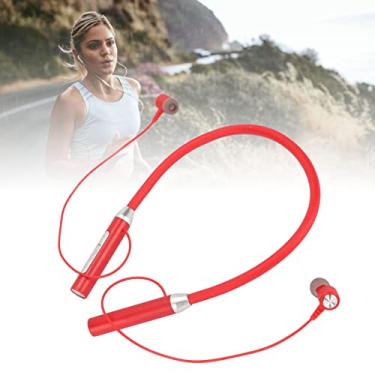 Imagem de Fones de Ouvido Bluetooth Com Fita para o Pescoço, Sem Fio Bluetooth 5.2 IPX5 à Prova D'água Estéreo Ergonômico Com Fita para Baixo Aprimorada Fones de Ouvido Magnéticos para