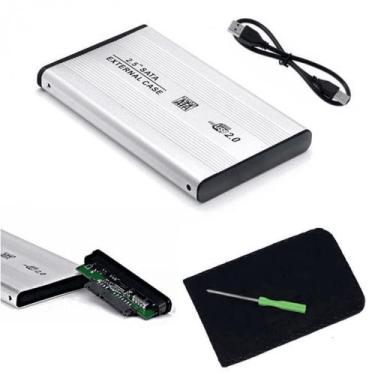 Imagem de Case Gaveta Hd Sata Externo 2,5 Completo Usb 2.0 Para Notebook E Pc LT