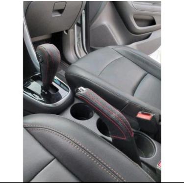 Imagem de Capa couro Manopla câmbio Automático e freio de mão Chevrolet Onix Joy