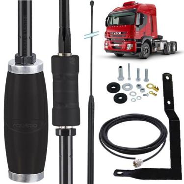 Imagem de Antena Px Bobinada Black Viúva Negra Argentina Iveco Stralis Parafusos
