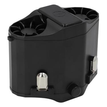 Imagem de Ventilador Portátil, Ventilador Recarregável de Grande Capacidade de 10000mAh Ajuste de Velocidade Contínua 3 Em 1 para Viagens de Negócios Ao Ar Livre