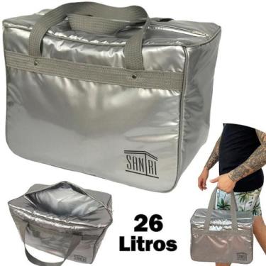 Imagem de Bolsa Térmica 26 Litros Grande Cooler Bebidas Cerveja Refrigerante 45 
