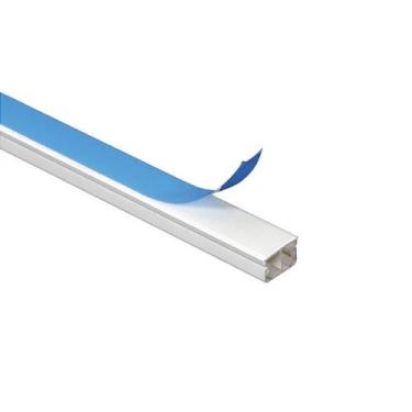 Imagem de Canaleta 2 Divisórias Cabos Fios Fita Dupla Face Branco 1m - Ilumi