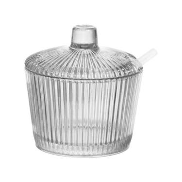 Imagem de Meleira de Vidro Hauskraft Graffiato com Colher 200ml