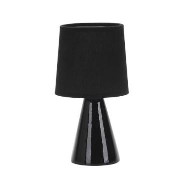 Imagem de Luminária abajur de cerámica pottery e-27 taschibra, Preto