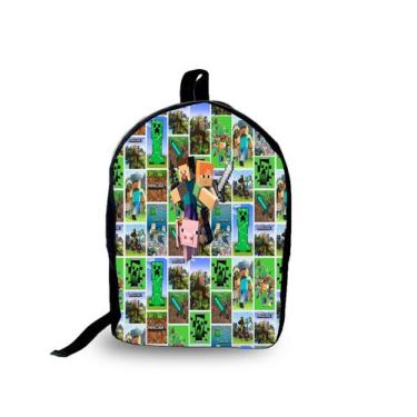 Imagem de Mochila Escolar Infantil Minecraft - decarlos
