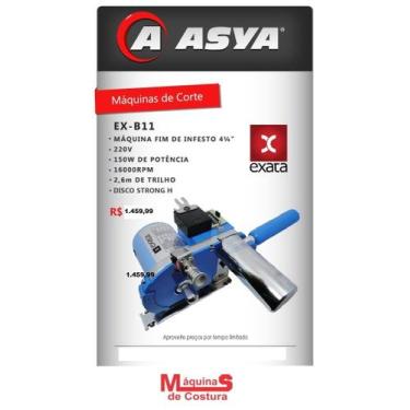 Imagem de Máquina De Cortar Final De Enfesto Exata Trilho De 2,6m 220v - Asya 
