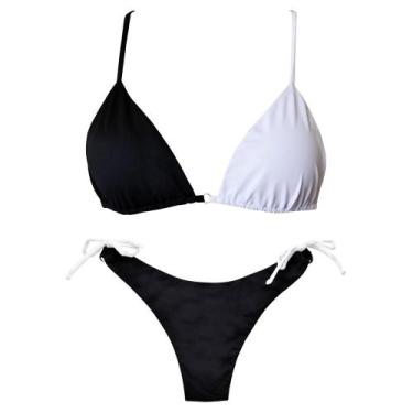 Imagem de Biquíni Duo Collor Feminino Calcinha Asa Delta Verão - Dexshoes, M, Br