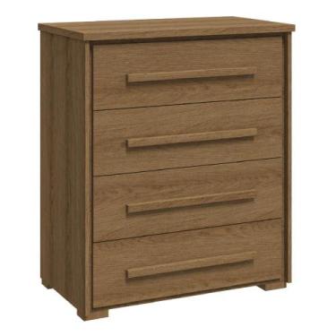 Imagem de Cômoda Grande com 4 Gavetas Angra Rimo - Móveis Rimo, Jequitibá