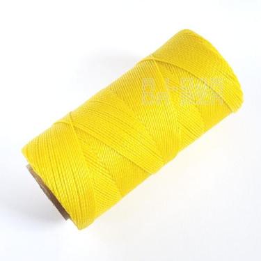 Imagem de Cordão Fio Encerado Cordone 1mm 100gr Linhasita Amarelo