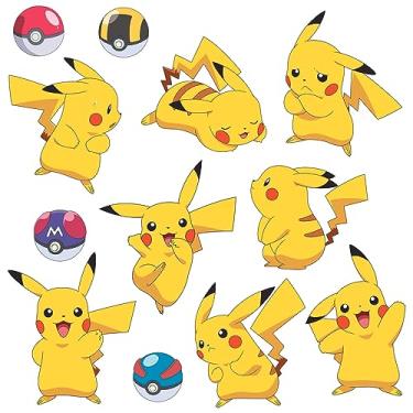 Imagem de RoomMates Adesivos de parede Pokemon Pikachu destacar e colar - RMK3596SCS, Multi