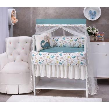 Imagem de Kit para Mini Berço Duas laterais Lançamento - Beatriz Baby Enxovais, 