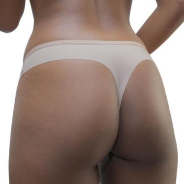 Imagem de Kit 5 Calcinha Fio Dental Sexy Sem Costura Não Marca Roupa Corte a Las