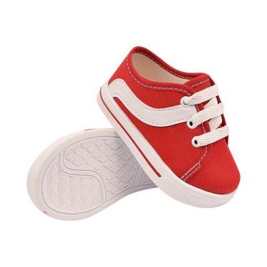 Imagem de Sapatinho Tênis Bebe B2A KIDS infantil Social Baby TSB60, Vermelho, 21