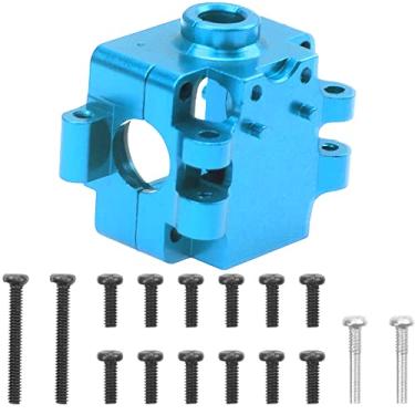 Imagem de Vgoohobby Aluminum Alloy Differential Gearbox Housing Cover Gear Box Shell Compatible with Wltoys 284131 K969 K989 P929 1/28 RC Car (Blue)