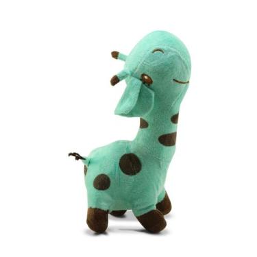 Imagem de Girafa de Pelúcia Linda e Fofinha 26cm com Ventosa - SS, Verde