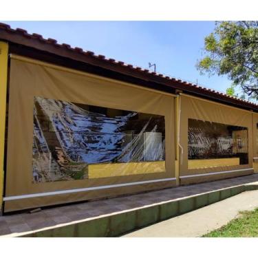 Imagem de Toldo Cortina Retrátil em Alumínio completo: Várias Medidas - Alta res