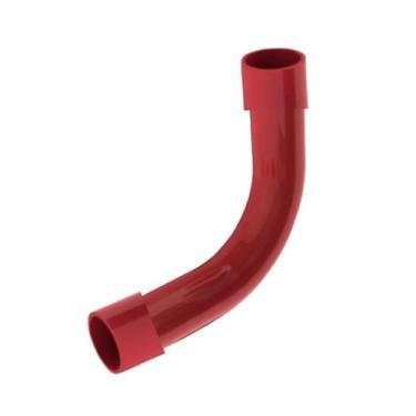 Imagem de Curva P Eletroduto 90 PVC Bolsa 3/4 " Vermelho MASSTER - Masster Plast