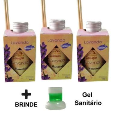 Imagem de 3 Aromatizante Perfumado Odorizador Ambiente Palito Difusor Casa Perfu