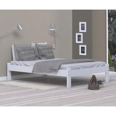 Imagem de Cama Turca Casal de Madeira Abs Branco - SKU469491 - Abs Atacadista, B