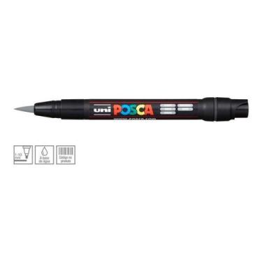 Imagem de Posca PCF-350 Brush Silver - UNI