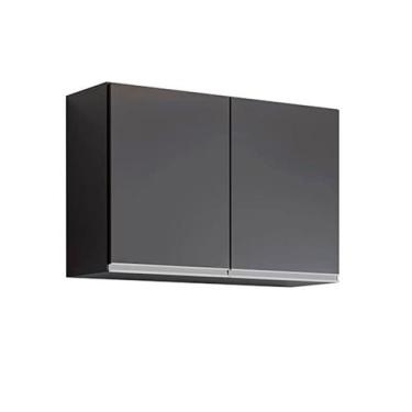 Imagem de Armário Isis 80cm Preto - Belliv Decor