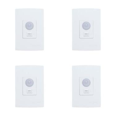 Imagem de Kit Sensor de Presença  Embutir com Chave  Lente 180º  6 Funções  QI6M