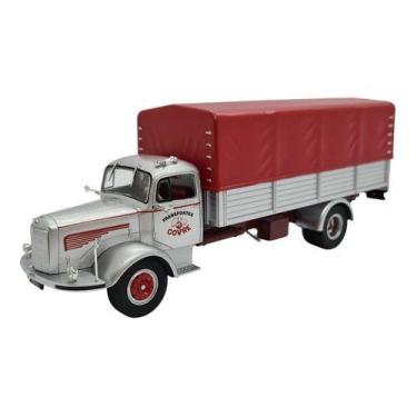 Imagem de Miniatura Caminhão Mercedes Benz L325 1:43 - IXO, Prata