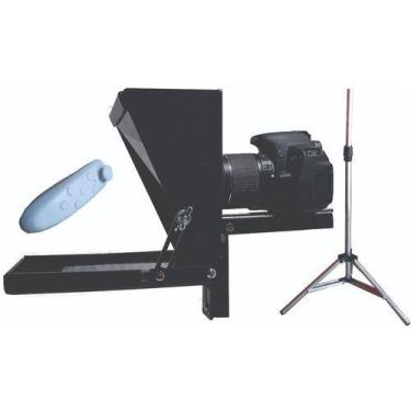 Imagem de Teleprompter Mini Comp Tripe/controle Remoto/adaptador Dslr - Texano