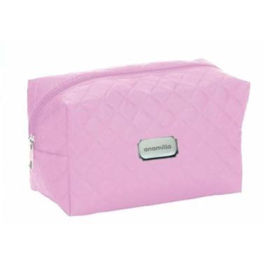 Imagem de Necessaire rosa matelasse  anamilla