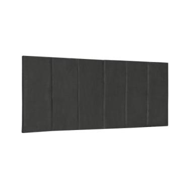 Imagem de Cabeceira Painel Clean de Cama Box Casal 138 cm Inspire House Suede Ve