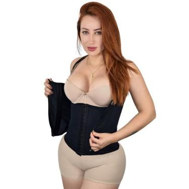 Imagem de Cinta Modeladora 8 Barbatanas Colete Com Alça Para Postura - M14 - Fan
