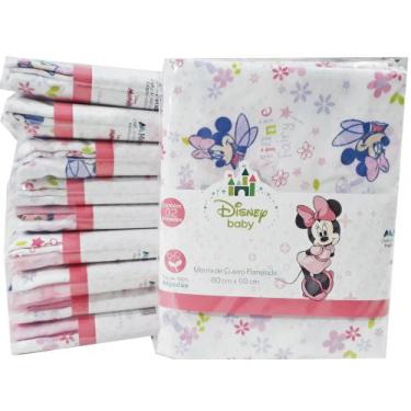 Imagem de 2 Manta Cueiro Grande Flanelado Disney 80 X 80cm - Dugu, Minnie