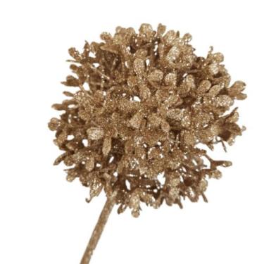 Imagem de FLOR ARTIFICIAL TOPIARAS DOURADAS HASTE 72cm - Carmella Presentes, 72c