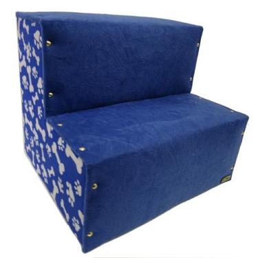 Imagem de Escada Para Cães E Gatos 2 Degraus Cat House Brasil varias cores, azul