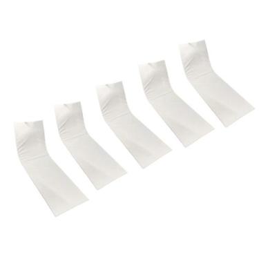 Imagem de  Colchonete Almofadado Espreguiçadeira Piscina Branco Liso 5 unidades 