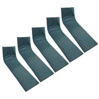 Imagem de  Colchonete Almofadado Espreguiçadeira Piscina Lis Verde Militar Musgo