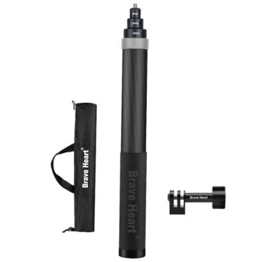 Imagem de Vara de selfie invisível 3m Pro longo de fibra de carbono à prova d'água para Insta360 ONE X4 X3 R RS X Insta 360 GO 2 3, para GoPro Max Hero 12 11 10 9 8 7 DJI Action 3 4 Pocket 3 (cinza)