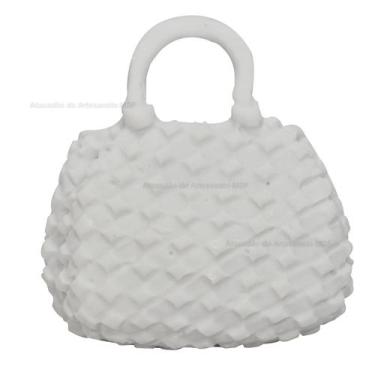 Imagem de Aplique Bolsa Crochê 5,5x5 R0187 Resina - ATACADÃO DO ARTESANATO MDF