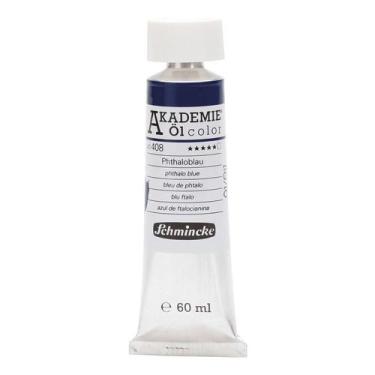 Imagem de Tinta Óleo Importada Schmincke 408 Phthalo Blue 60ml